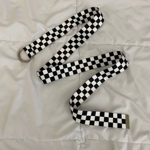 COPY - Checkered D Loop Belt